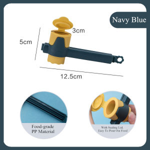 Candy Online Portable Kitchen Sealing Clip With Lid Easy To Pour Out Food Snack Food Storage Bag Clip Sealing Clamp Keep Food Fresh