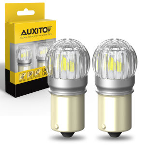 AUXITO 2Pcs 1156 Led Bulb White Super Bright Unique 1:1 Design 7506 Ba15S 1003 1141 P21W Led Replacement Lamp For Tail Light Reverse Backup Light Brake Signal Lights