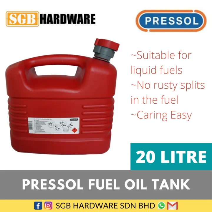 Burette Industrielle Pressol 500 Ml Polyéthylène - Embout Laiton 165 Mm Pour Moto & Atelier