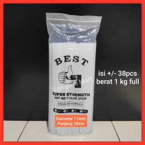 Refill lem bakar 1kg | lem tembak | glue stick | lem lilin BEST | glue gun