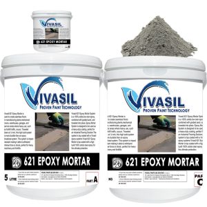 15 & 20 litre 621 Epoxy mortar strong adhesive fill in ventscracks or gaps in concrete floor or walls-creates airtight waterproof barrier