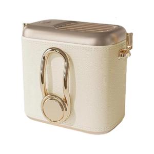 Portable Waist Fan Adjustable Speed Clip Fan Wearable Belt Own Fan 4000mAh ABS Texture for Outdoor Travel Camping Use