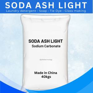 Soda Ash | Sodium Carbonate | Washing Soda Light for Laundry Detergent Soap Tie Dye 40kgs