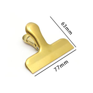 WH Vintage Binder Clip Metal Planner Clips Pink Red Gold Color Clamp Office Decorative Supplies