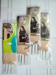 SIAP PACKING 1 lusin handsock tangan wanita/manset tangan polos warna cream/kulit/manset tipis perempuat pakai jempol