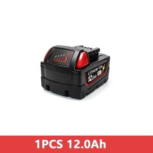 100% for Milwaukee 18V Battery M18 Battery M18B6 12.0Ah Charger for Milwaukee 48-11-1860 48-11-1850 1840 Tool Lithium Battery