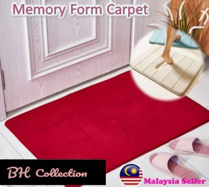 BH Collection MICROFIBER MEMORY FOAM CARPET/NON SLIP CARPET/FLOOR MAT/TOILET CARPET/BATHROOM CARPET/ROOM CARPET
