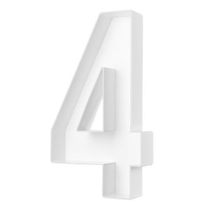 MAELIN Numbers 0-9 3D Balloon Frame Three-dimensional Digital 91.5CM Balloon Number Box DIY Decor Balloon Combination 3D Standee Birthday Party