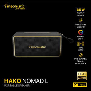 Fantech FBS2 HAKO NOMAD L Portable Speaker Hands-Free Calling Ambient Light TWS Mode Splash Resist