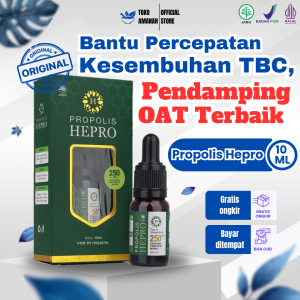 Propolis hepro original - obat tbc paru ampuh propolis hepro atasi bronkitis sesak napas herbal