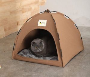 52cm Cat Tent Cat House Portable Folding Outdoor Travel Pet Tent Cat Tahan Matahari wasable