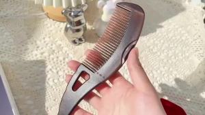 2PCS Dandruff Comb Scalp Sweep ing Energy Comb Plastic Hollow Tooth Button Hairbrush for Scalp Cleaning Exfoliator Massage and Oil Buildup Removal for Women Men Kids