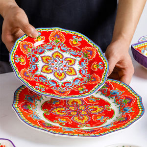 OMK Red Turkey series Ceramic 1600ML cold water kettle with lid jugs & pitchers