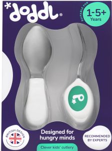 Doddl Cutlery 2pc (Spoon Fork) AQUA
