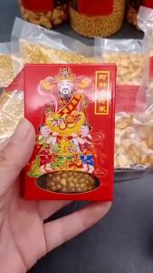 【Ready Stock】 100g財神金财米 招正财 偏财 聚寶盆 招財 風水 元宝 Wealth Rice Gold Fortune Beige Golden Feng Shui Fountain