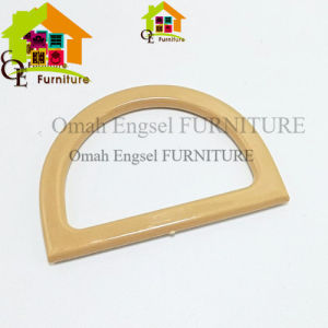 Handle Bag Accessories Wooden Half Circle 12 cm Gagang Behel Aksesoris Tas Gagang Tas Kayu D Setengah Lingkar