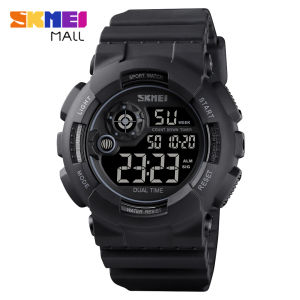 SKMEI Đồng Hồ Thể Thao Nam 1583 Đồng Hồ Bấm Giờ Hai Giờ Báo Thức Hàng Ngày Đồng Hồ Bấm Giờ Nhắc Nhở Hẹn Giờ Lịch Đếm Ngược 50M Đèn Nền Chống Nước