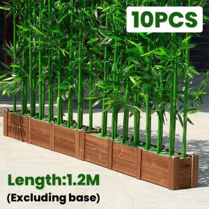20 Sticks 120cm Green Artificial Bamboo TreeBamboo Plant Tree Decoration Chinese Style Landscape Decoration