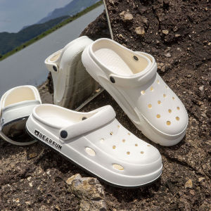 Free Shipping New EVA Thick-Soled Clogs For Women Suitable For Summer Wear With A Non-Slip Design And Can Be Worn As Both Sandals And Beach Slippers