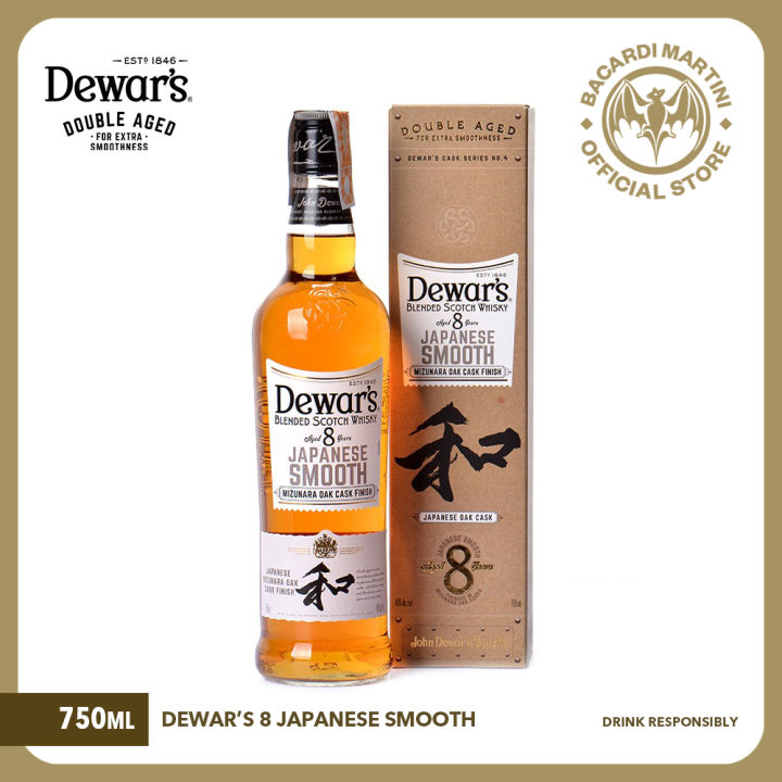 DEWAR'S 8 Year Old Japanese Smooth Blended Scotch Whisky 750ml, 40
