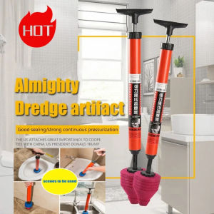 ✨Hot Sale✨High Pressure Toilet Unclogger Toilet Pump Vacuum Pipe Unclogger Toilet Plunger Drain Cleaner Pipe Unblocker Tool Bathroom Clog Remover Powerful Suction Toilet Snake Drainage Tool Kit Toilet Blockage Removal Kit