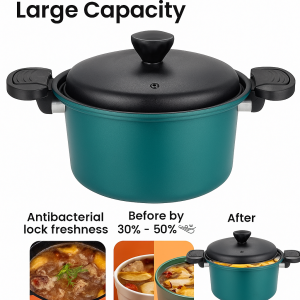 Pressure Cooker Multi-Cooker for Soup Stew Stir-Fry Non-Stick Coating Small Household Kitchen Pot Easy Cooking