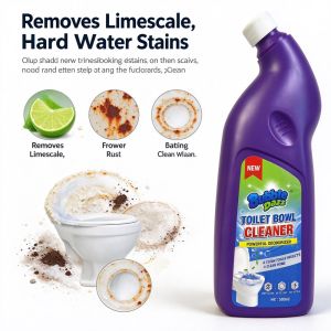 Toilet Bowl Cleaner Gel 500ml Septic Safe Deodorizer Under Rim Fast Action Limescale Rust Stain Remover Fresh Fragrance