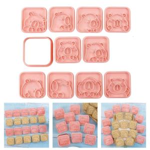10pcs ổn định capybara Bộ dụng cụ cắt bánh quy di động bánh quy tem lý tưởng cho nướng những người đam mê và tự làm người yêu của tất cả các độ tuổi
