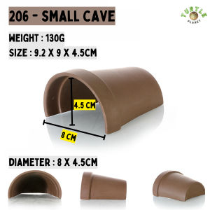 Ceramic Hiding Cave Turtle Hiding Spot Aquarium Decor Live Fish Shelter Crayfish Hiding Place Cooling Ceramic Cave
