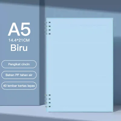 [READY] Aimilo Notebook Koil 8 LubangYang Ditingkatkan Buku Diary Aesthetic Buku Jurnal Buku Catatan Buku Note Stiker Buku Tulis Aesthetic Sekolah Stationary