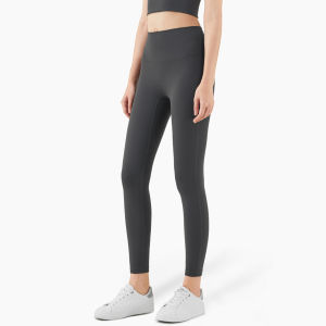 Clear Stock Price Nylon Spandex High Quality Fabric Yoga Pants Leggings Fitness Jogging Running Workout Sports Leggings High Waist and Tight Tummy Control Slim Fit Hips Up No Awkwardness Line CK1204