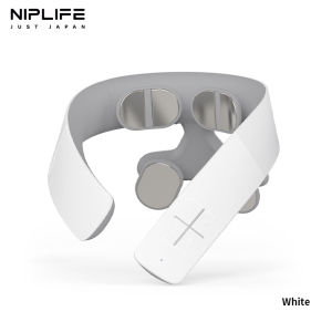 【Ready stock】Japan NIPLIFE advanced neck and shoulder massager ems microcurrent wireless voice guidance shoulder and neck relaxation 6 modes 16 intensities neck width adjustable