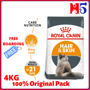 ROYAL CANIN Hair & Skin Care 4KG Makanan Kucing/ Dry Cat Food/ Pet Food - Free Boarding Available in KL Area Only
