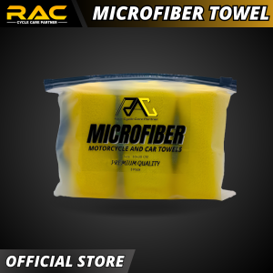 RAC 3pcs Car Wash Cloth Microfiber Towel Auto Cleaning Drying Cloth Hemming Super Absorbent