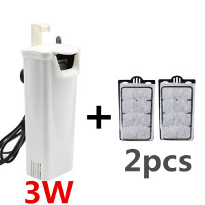 3W 200L/H Aquarium Low Water Filter Silent Waterfall Aquarium Hang On Filter Water Circulation For Turtle Fish Tank