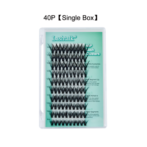 Lashtalk 1 Box Clearance Deals DIY 40P D Curl Lash Clusters Eyelash Extension 10 Lines 8-16mm From Nagaraku Dovetail Segmented Lashes Volume Natural Lighter Bundles Makeup Tools Clearance Deals