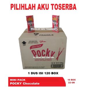 Glico Pocky MINI PACK CHOCOLATE / COKELAT - ( HARGA PER DUS )
