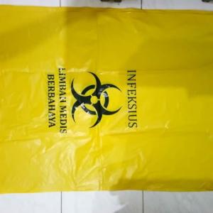 Kantong Plastik Sampah Medis Kuning Infeksius 90 x 120