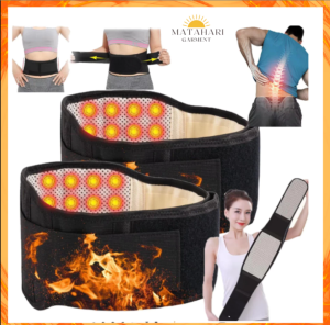 Self-heating Therapy Waist Belt Support Massage Infrared Magnetic Belt Bekong Kempis Perut Buncit