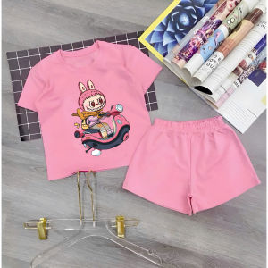 Bộ đồ bé gái hình in capy bẩ cho bé từ 6kg-27kg.BGL52.