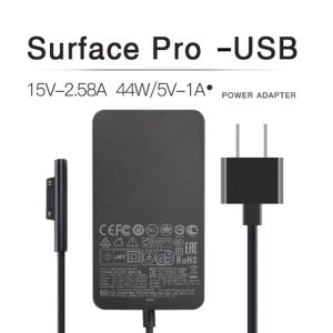 44W power adapter Suface pro charger for Microsoft Surface Pro 6 Pro 5 (2017) Pro 4 Pro 3 Pro 7 Pro X Surface Go Laptop 1 2 3 charger 15V 2.58A