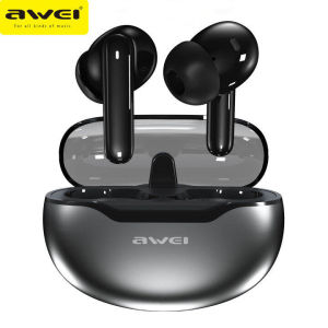 Awei S1 Ultra TWS Wireless Bluethooth Earphone Semi-in-ear Earbuds Noise Reduction Bass Stereo with Mic 24H Play Time Outdoor Earphone IPX6 Sweat Resistant Sports Music Headphone Suitable for All Mobile Device