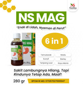 Madu Asam Lambung NS MAG 3 botol 1 botol 280gr