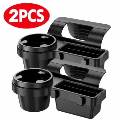(local delivery) Kebidumei Car Organizer Box Multifunctional Hanging Storage Rack with Cup Holder Drink Holder Side Door Window Phone Slot For Car Interior