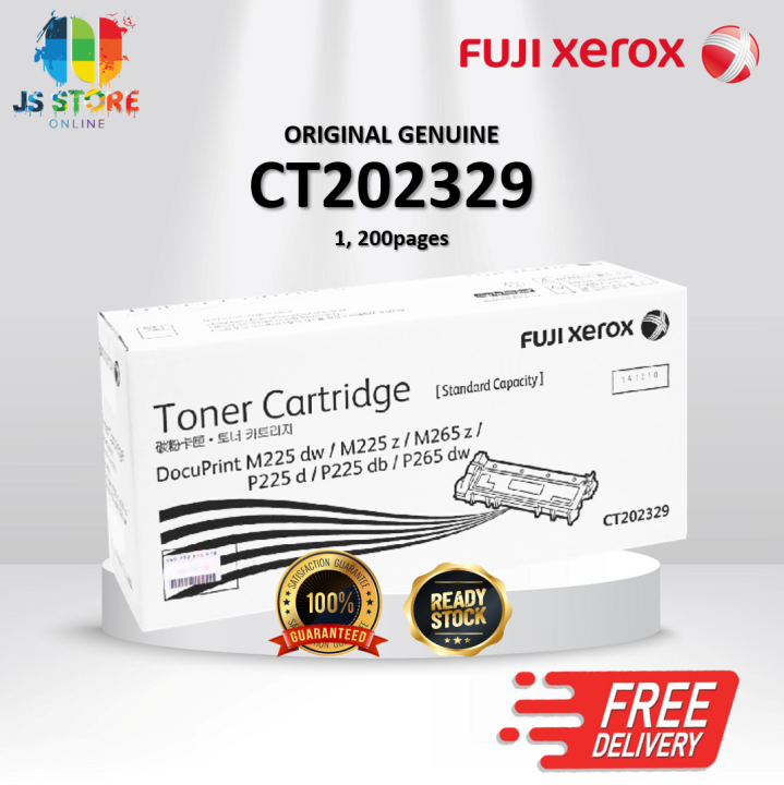 100% ORIGINAL] Fuji Xerox CT202329 Black High Yield Toner