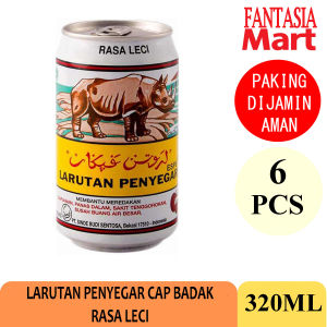 CAP BADAK LARUTAN PENYEGAR KALENG 320 ML PACK ISI 6 PCS LECI FUN CORNER DENGAN PAKING AMAN