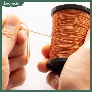[Leomcio] ด้ายตาข่ายสำหรับร้อยทำจากด้ายถักเชือกสำหรับถักรองเท้าด้ายตาข่าย