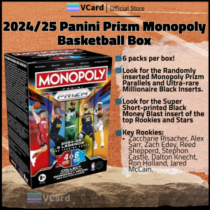 2024/25 Panini Prizm Monopoly Basketball Box -100% Original. Trading Card Hobby Collectibles-