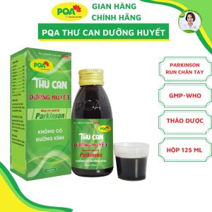 PQA Thư Can Dưỡng Huyết không có đường kính 125ml hỗ trợ bổ huyết hoạt huyết hỗ trợ giảm triệu chứng của người bị Parkinson