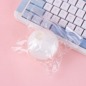RANZH Soft Coconut Oil Squishy Ball Transparent Blue Crispy Handmade Ball Portable Clear Jelly Ball Quick-rebound Squeeze Toy For Kids Adults